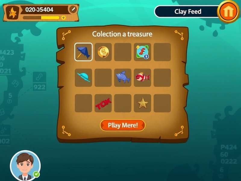 Treasure collection interface in Seafloor Wealth Adventure